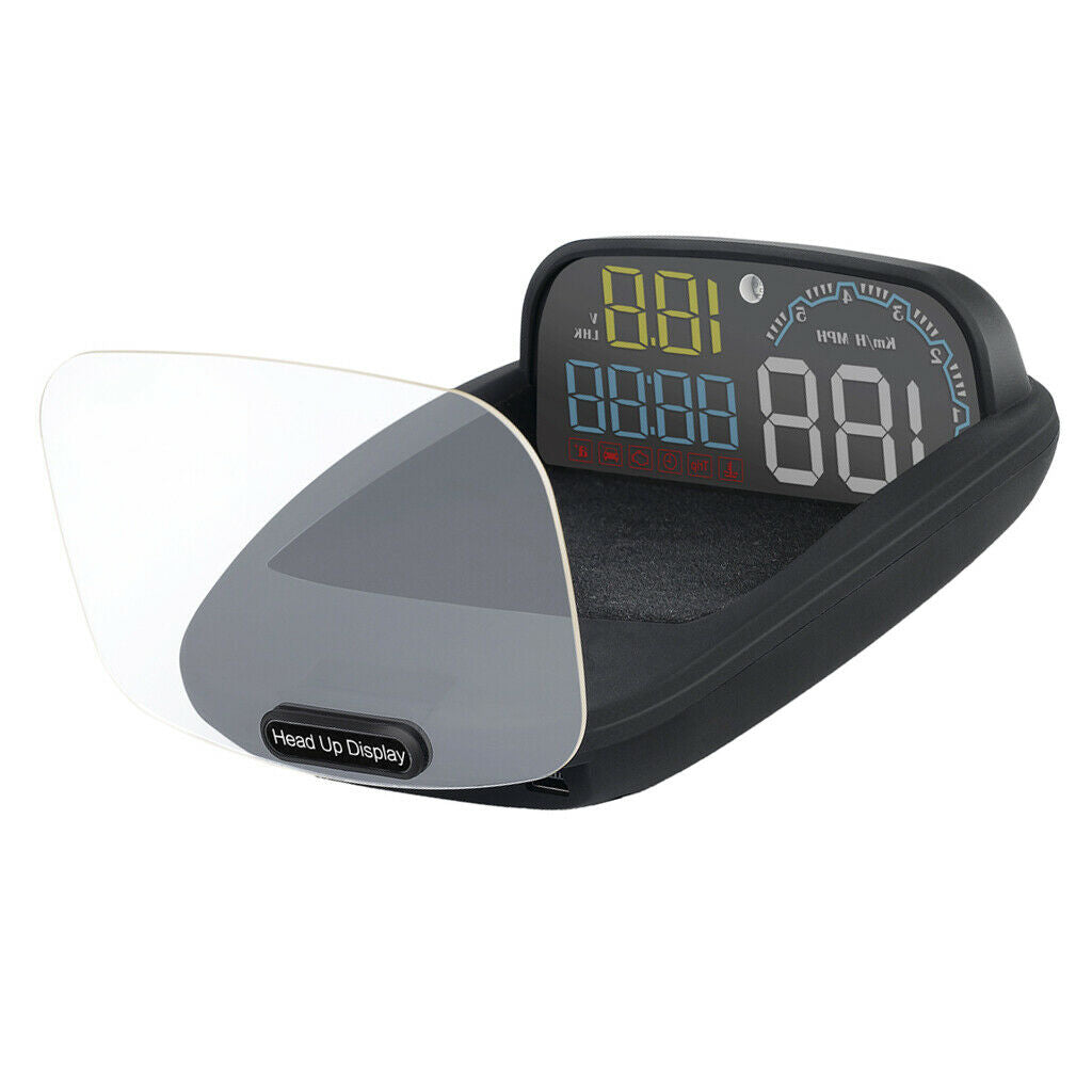 4" OBD Hud Digital Car Speed On-Board Computer OBD2 Windshield Projector