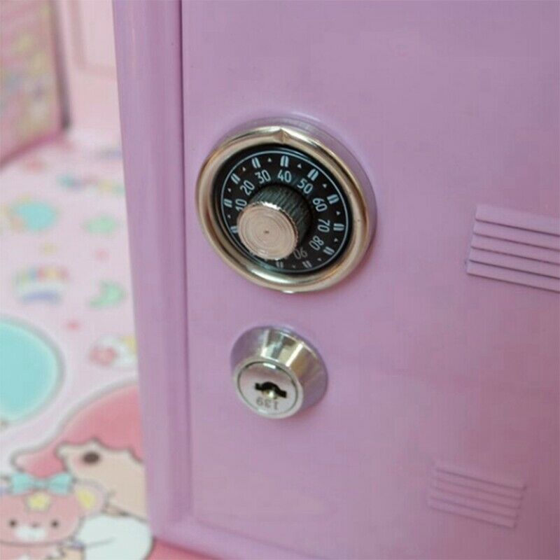 Kids Money Banks, Mini Money Box Gift Safe Case Password with Key Metal MoneD2D3