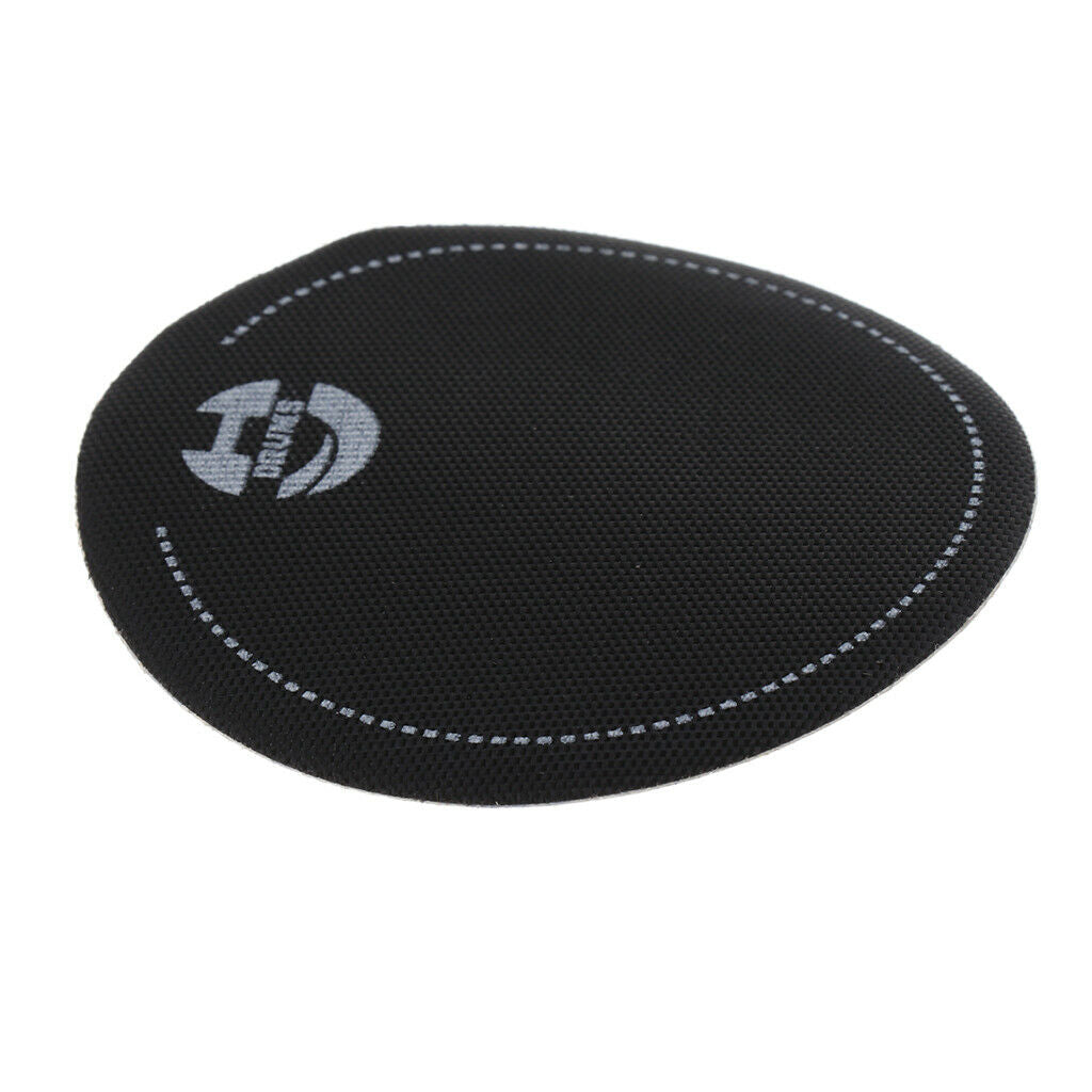 Black 65mm Bass Drum Patch Drumhead for Percussion Parts 420 Round Shape