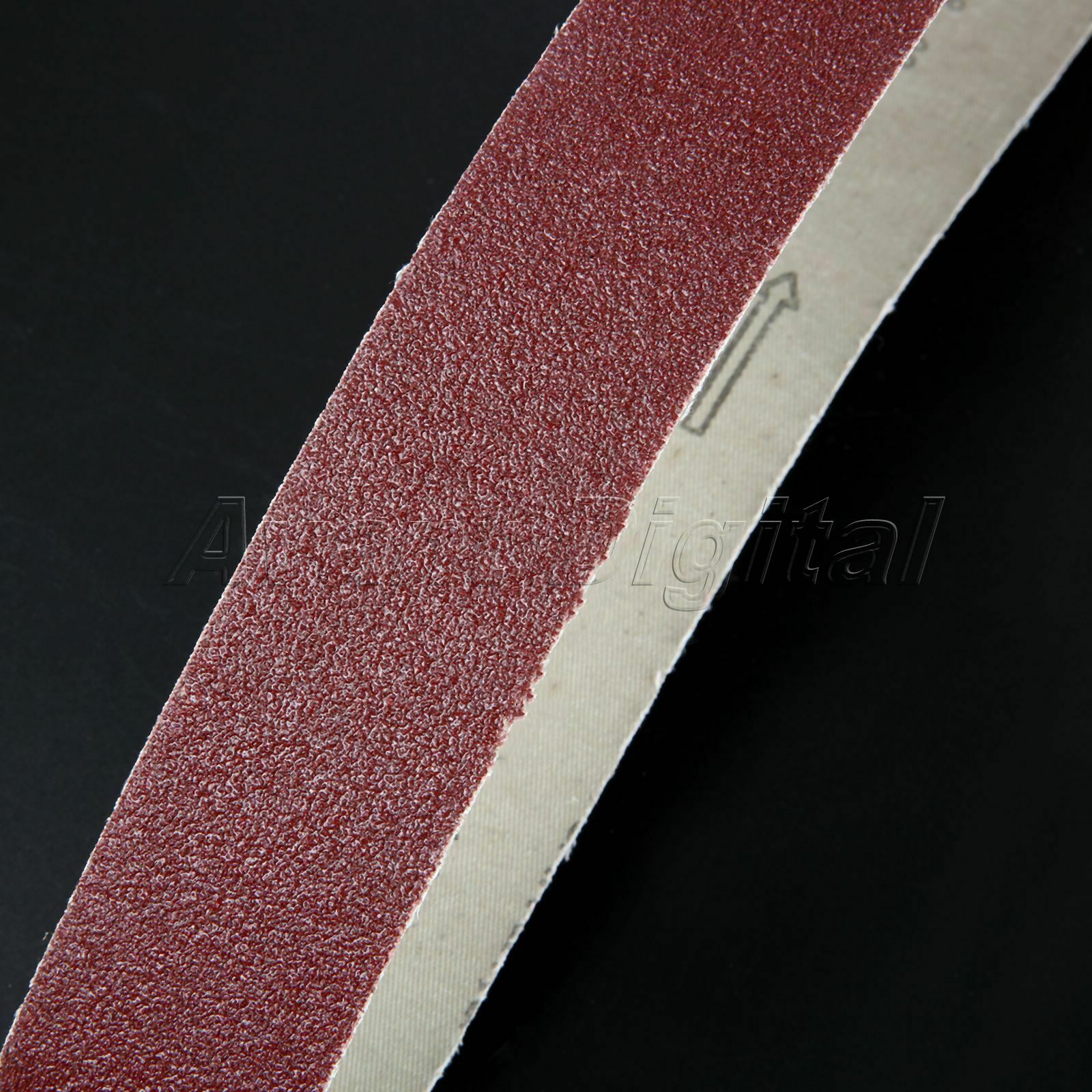 Aluminium Oxide 800# Grit Sharpening Belts Abrasive Polishing Sanding Paper 5pcs