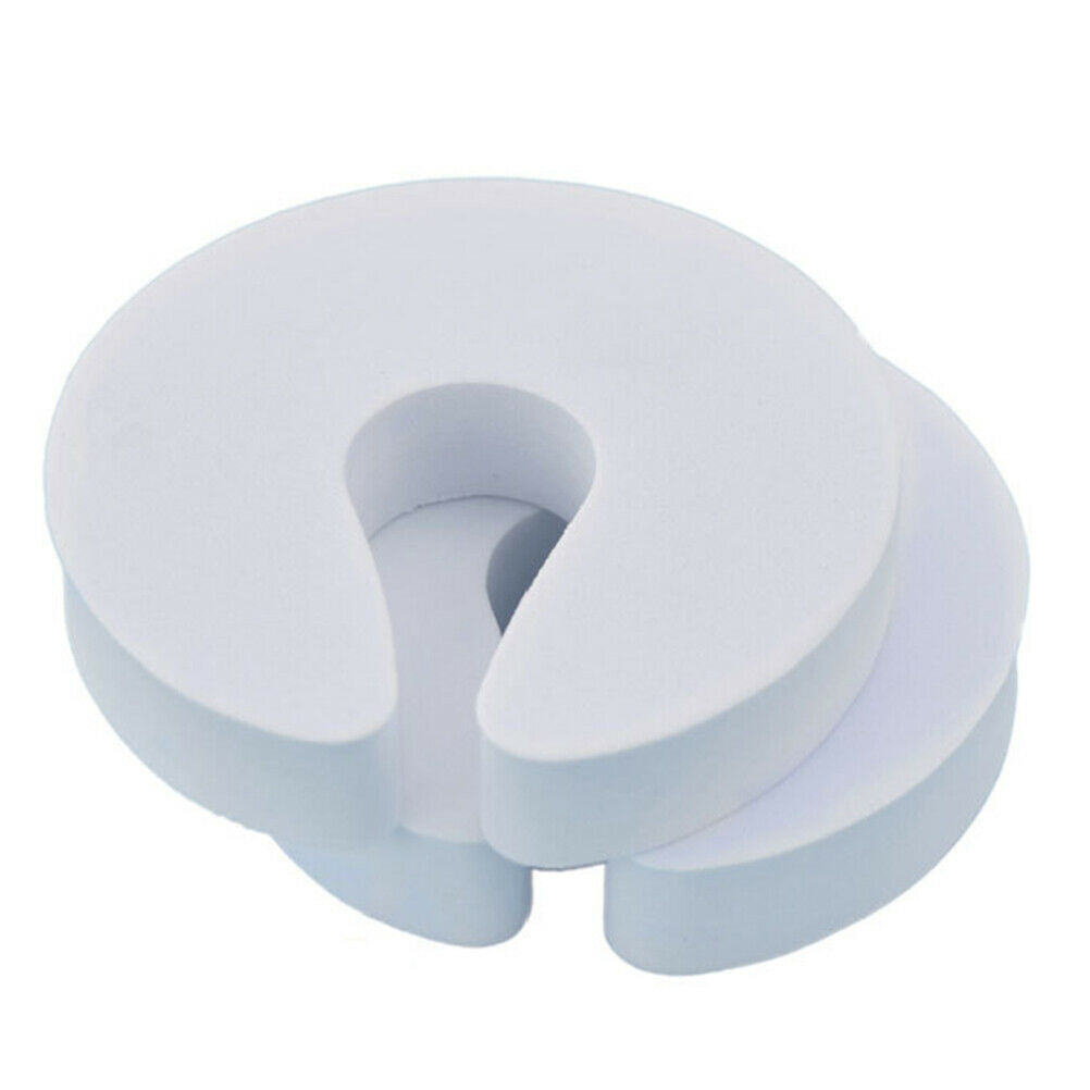 4Pcs Soft Reusable C Shaped Door Safety Finger Guards for Cabinet Drawer Door