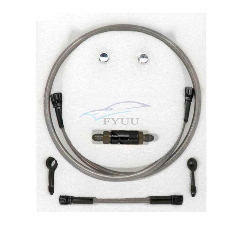 1PCS CNC Aluminum AN3 Disc Brake Hose and Quick Release Connection Adapter