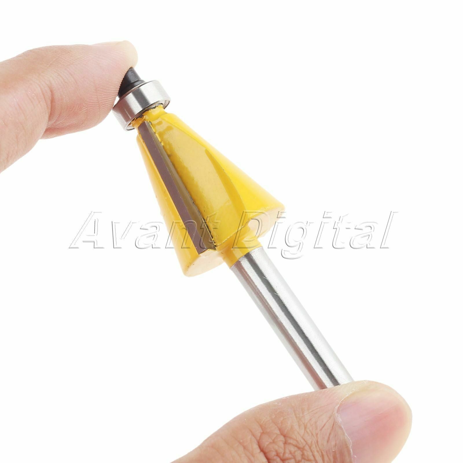 15 Degree Cabinet Door Frames Cutter Tongue & Groove 1/4" Shank Wood Router Bit