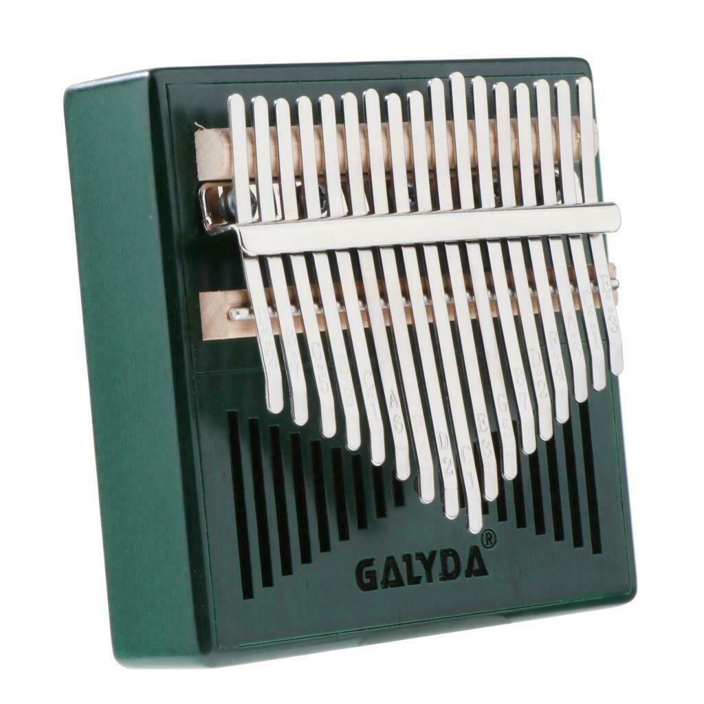 2020 New Kalimba 17 Key Thumb Piano Mbira w/ Velvet Bag Learning Booklet