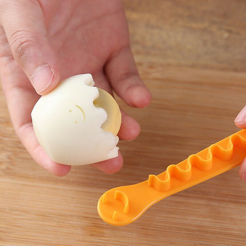 2 Pcs Fancy Cut Eggs Cooked Eggs Cutter Household Boiled Eggs Creative To.l8