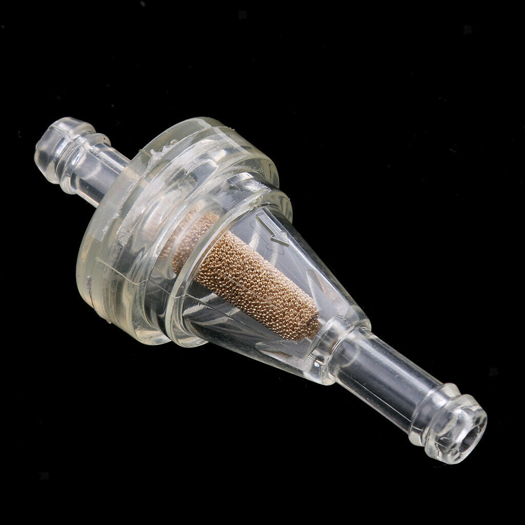 Universal Petrol Inline Fuel Filter Motorcycle Part For 6mm And 8mm Pipes