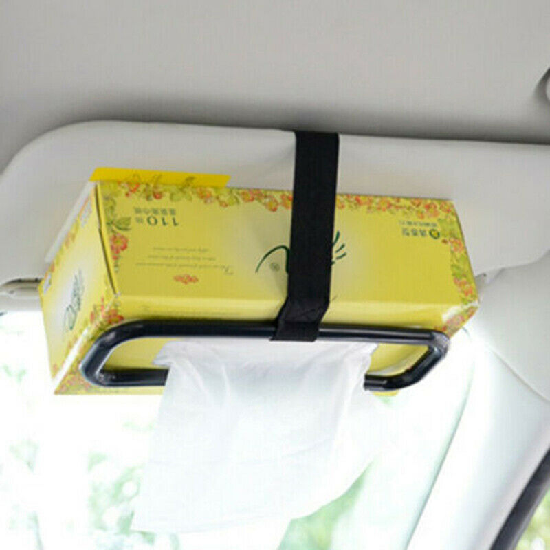 1Pc Car Sun Visor Tissue Box Holder Paper Napkin Seat Back Bracket_j$LDUKPTUK Rf