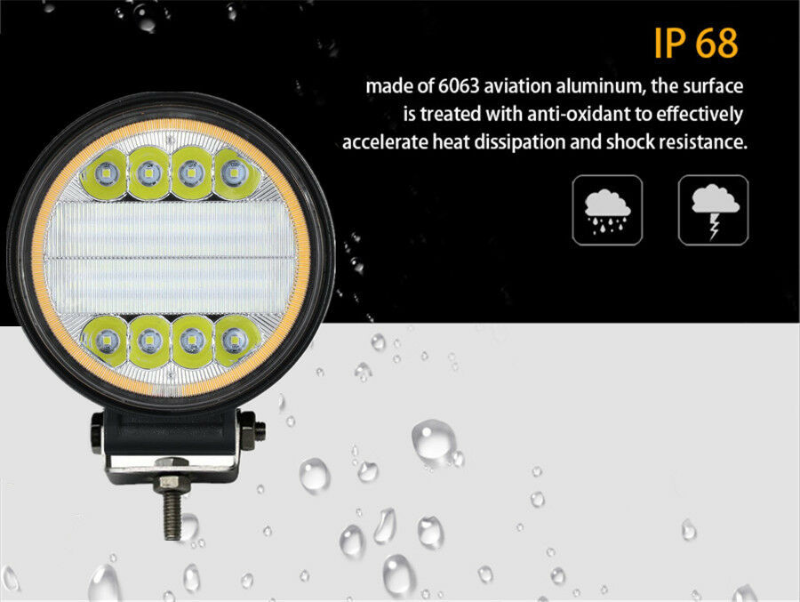 120W 9600LM LED Work Light Flood Beam Driving Fog Lamp DRL Car Tractor Truck 4x4