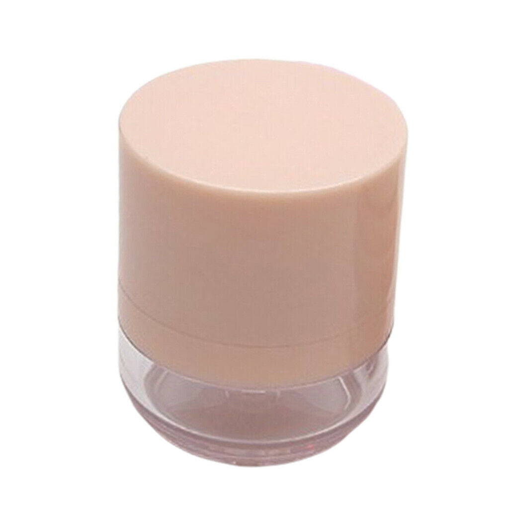 Mineral Powder Case Women DIY Cosmetic Blusher Container Box Jar w/ Lid