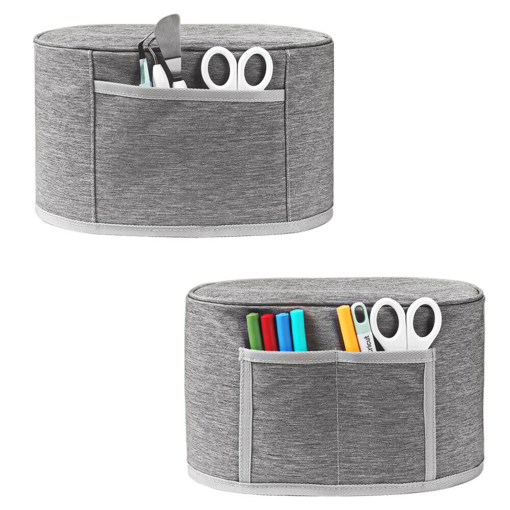 Dust-Proof Protective EVA Storage Carrying Case Cover For Cricut Mug Press Gray