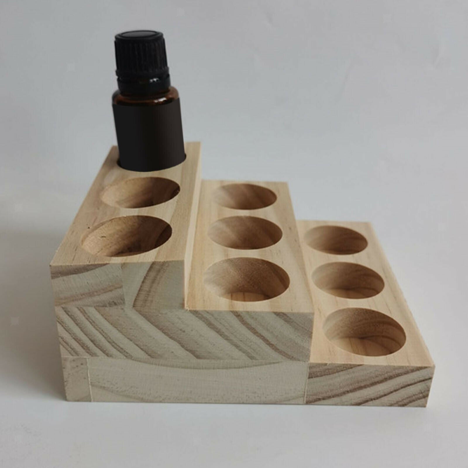 Essential Oil Display Stand 9 Slots Bottles Storage Rack Jewelry Stands