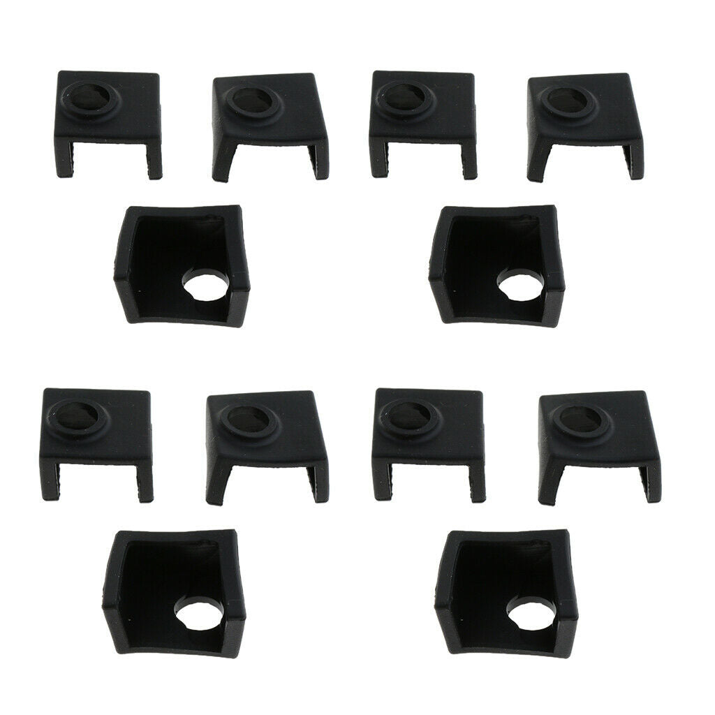 12x Thermal Protection Silicone Sock for Creality CR-10,10S,S4,S5,Ender 3