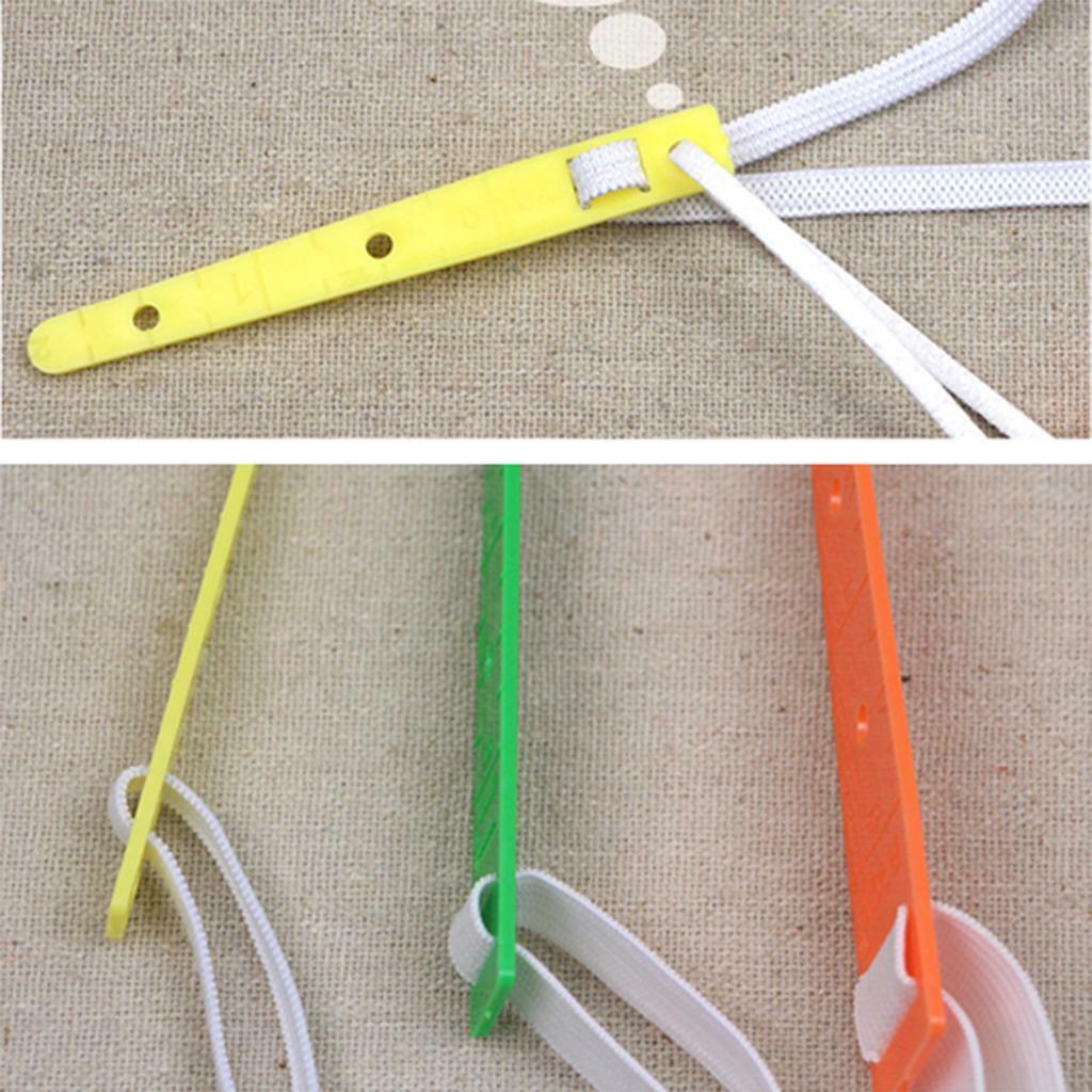 5pcs 2 Styles Elastic Threaders Wear Elastic Band Tools DIY Sewing Supplies