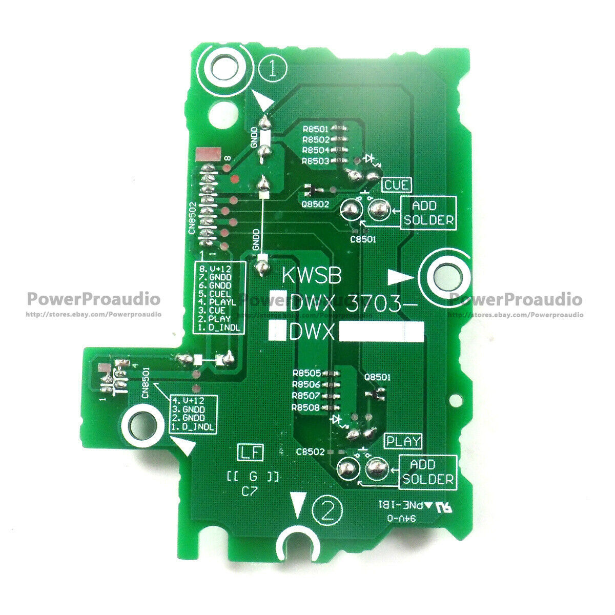 2PCS  DWX3703 Play Cue PCB Control KSWB Assy for Pioneer CDJ-2000NXS2 CDJ-TOUR1