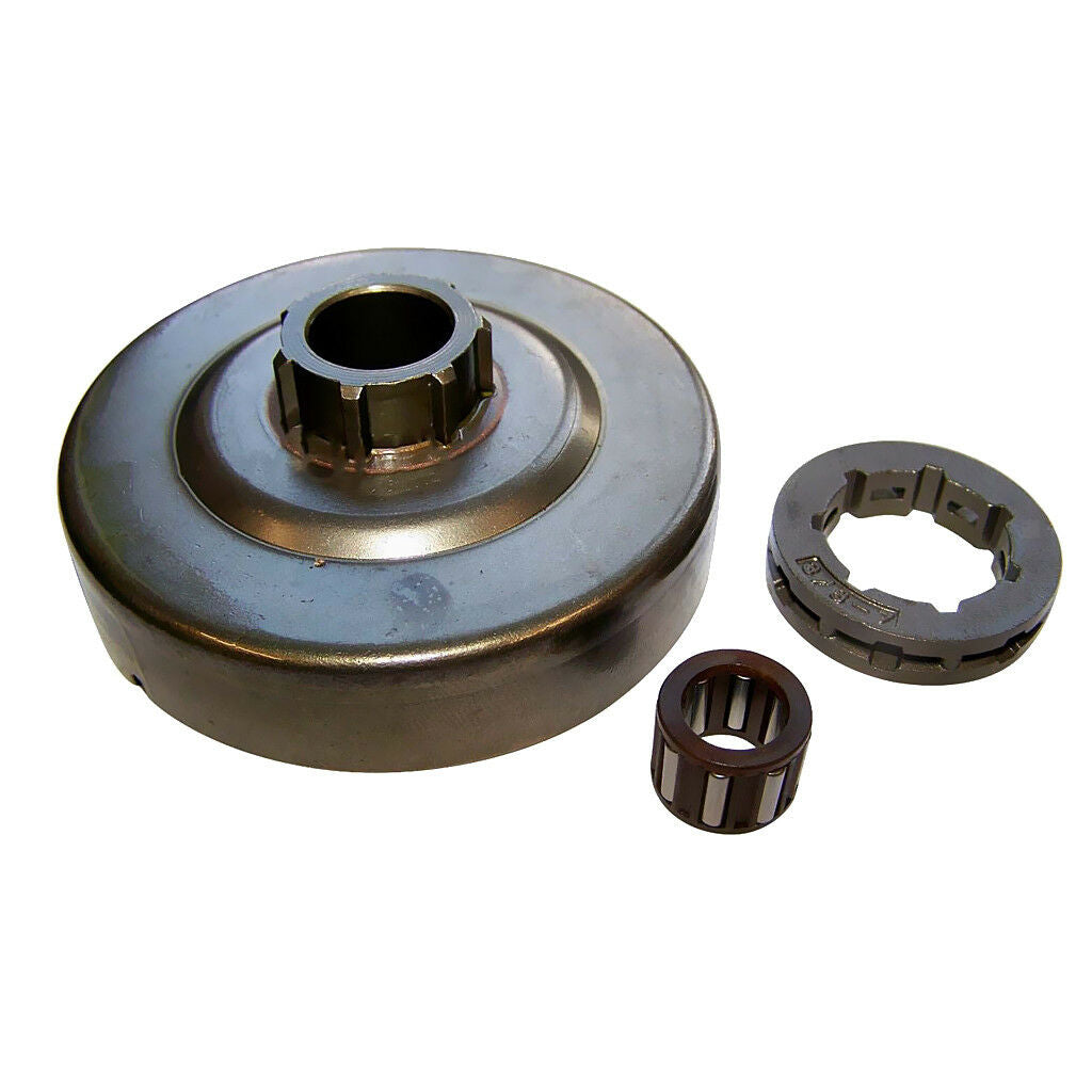 3/8"-7T Clutch Drum For Stihl MS440 Chainsaw W/ Clutch Bearing Sprocket Set
