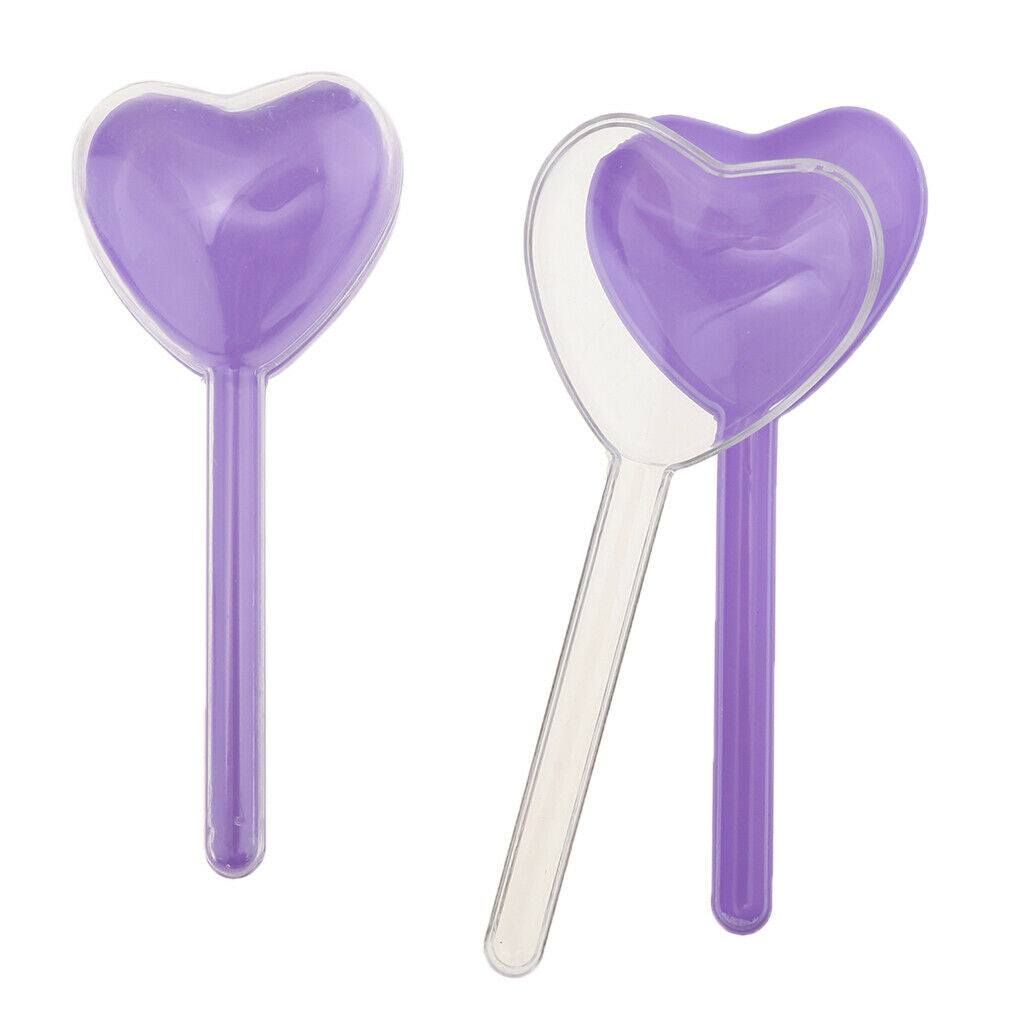 12pcs Love Heart Lolly Candy Box Gift Box Wedding Party Favors Purple