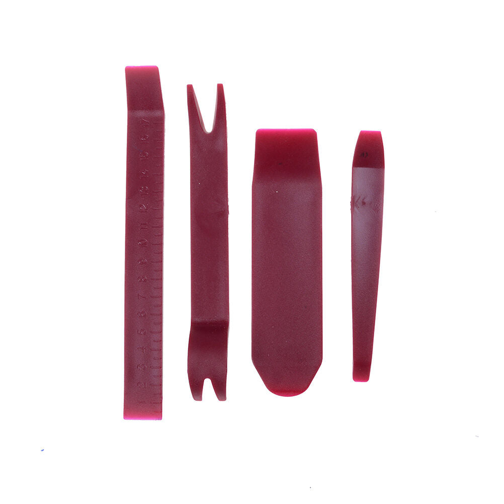 4PCS Car Door Plastic Moldings Trim Panel Clips Dash Radio Removal Pry Kit  FG