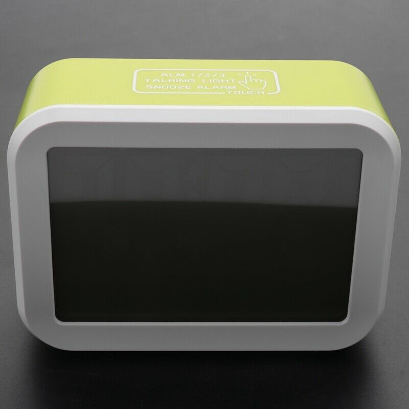 Digital Alarm Clock Talking Clock 3 Alarms Intelligent Optional Weekday Alarm W3