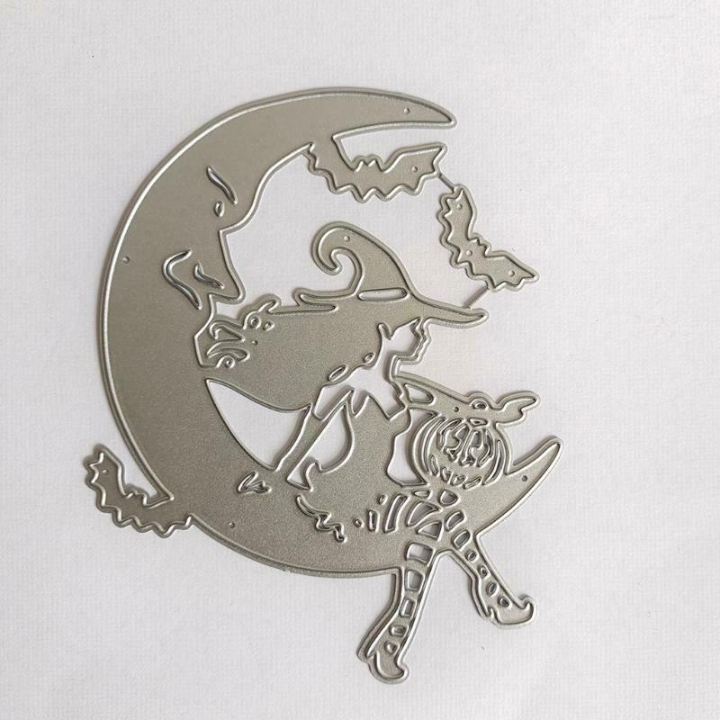 Halloween Moon Metal Cutting Dies Stencil Scrapbook Album Paper Card Template