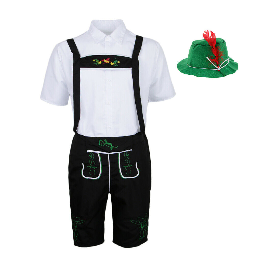 Adults Men Oktoberfest Bavarian Beer German Fancy Dress Lederhosen Party XXL