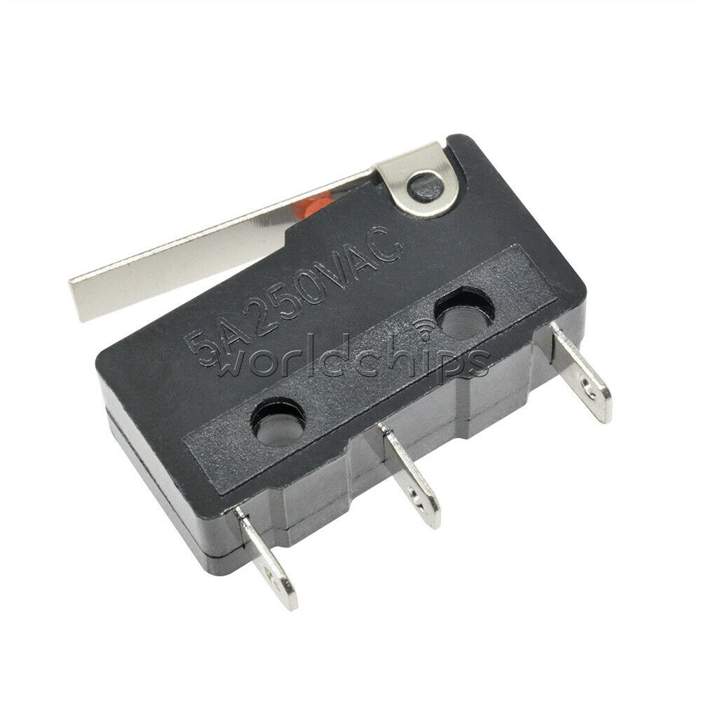 10PCS 3PIN Tact Switch KW11-3Z 5A 250V Microswitch Buckle