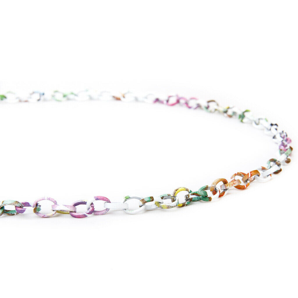 3 x Colorful Aluminum Glass Eyeglass Sunglasses Spectacles Chain Necklace Cord