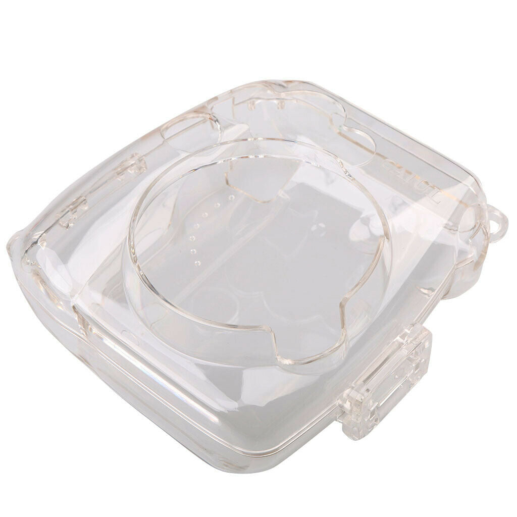 Clear Case Cover w/ Shoulder Strap for Fujifilm Instax Mini 8 8+ 9 Camera