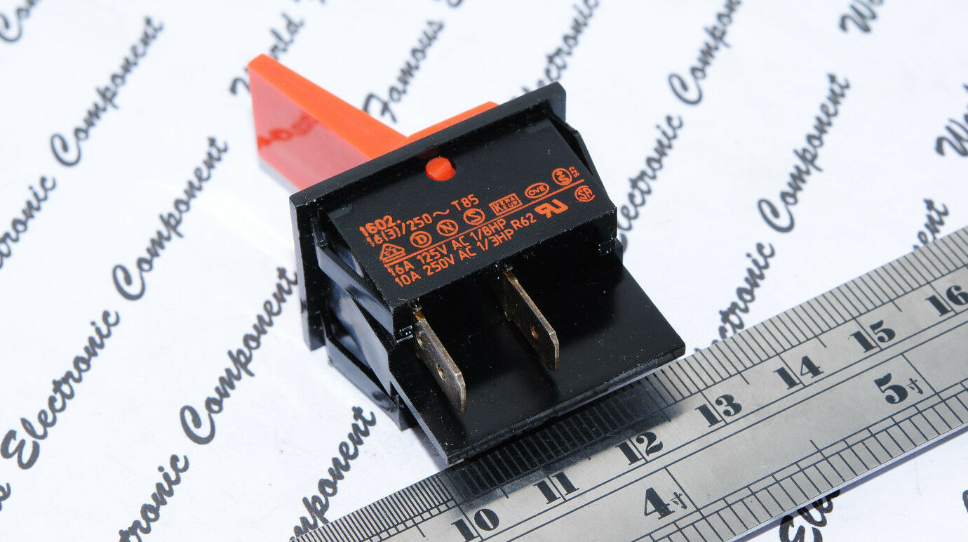 1pcs - MARQUARDT 1602 16A 125V 1/8HP - 10A 125V 1/3HP Rocker Switch - Toggle