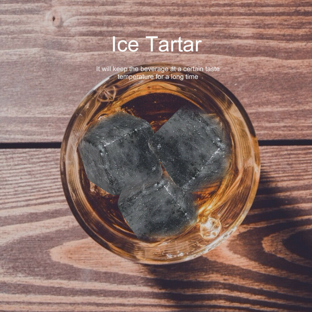 9pcs/box Whisky Stones Ice Cubes Drinks Cooler Rocks Ice Tartar Wine Stone @