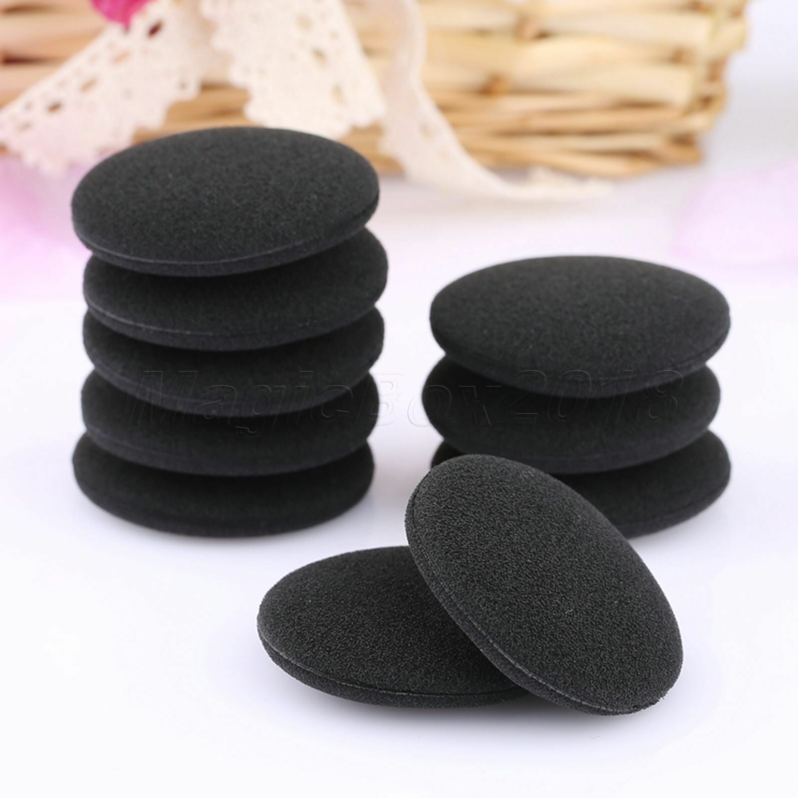 10X Replacement Headphone Pads 45mm Headset Foam Earpads Sponge Cover Cup 1.77"