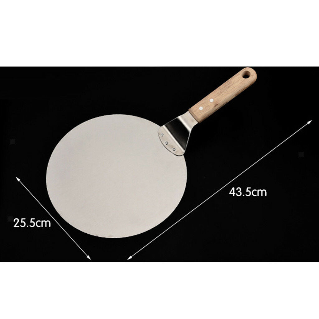 Pizza Peel Stainless Steel Shovel Cake Lifter Tray Plate Shifter Baking Tool
