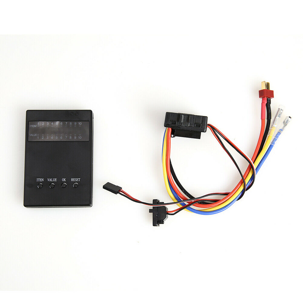 Brushed 80A ESC + Program Card For  1:10 1/8   WP Crawler