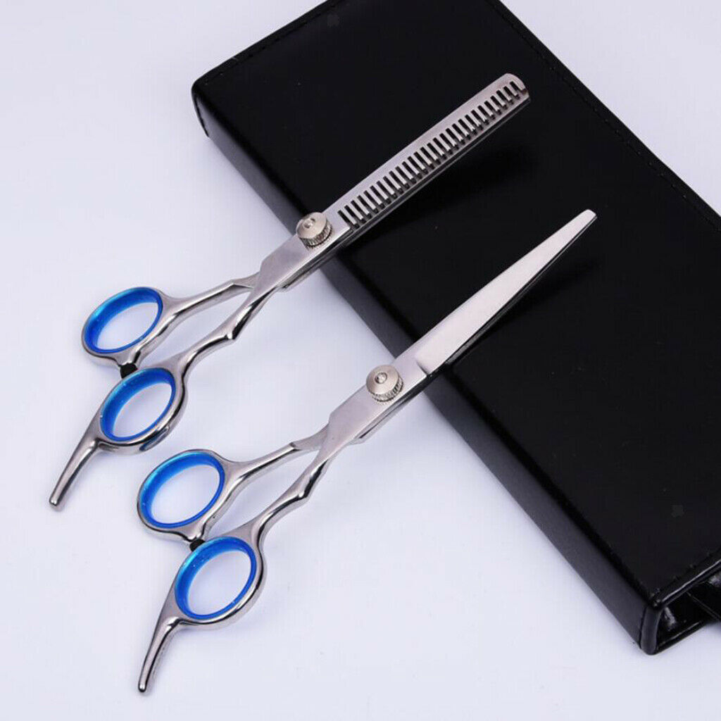 Pack of 7 Women Hairdressing Scissors Kit Hair Cutting Thinning Shears Pro