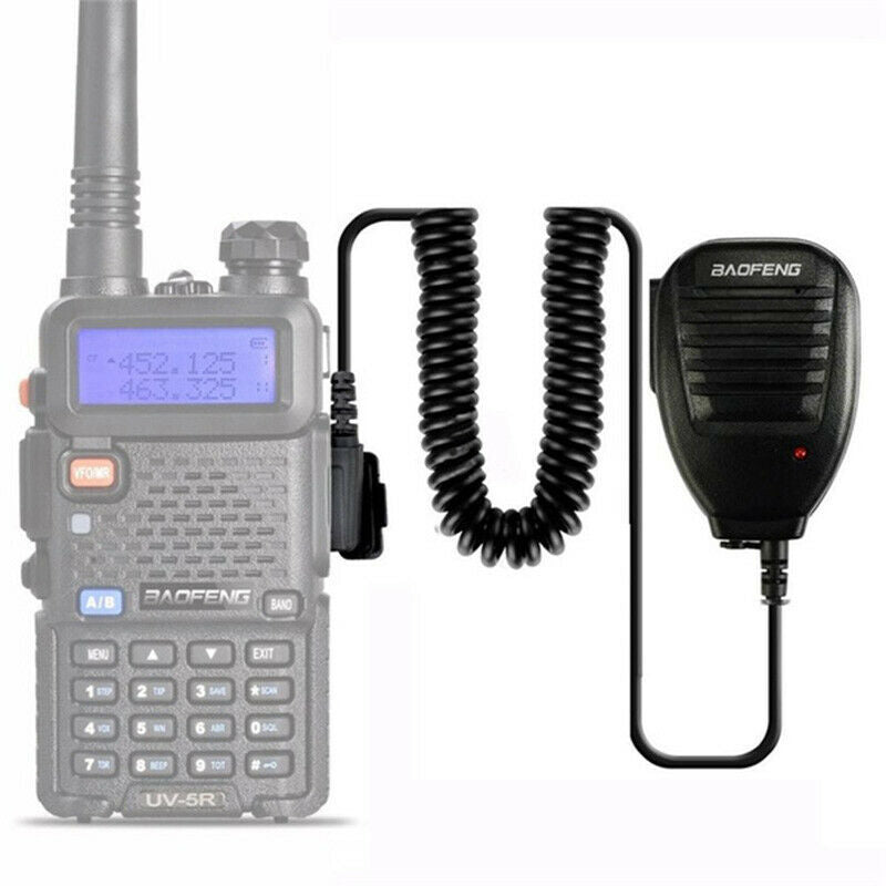 Baofeng UV-5R Speaker Mic Microphone For Walkie Talkie Dual Band Radio NewBDAU