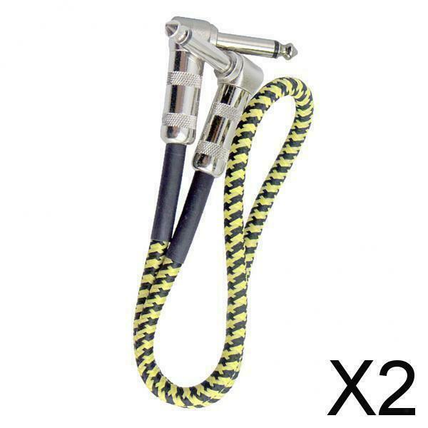 2X Anti-noise Guitar Cable Effect Pedal Cable Short Audio Connection Cable #3