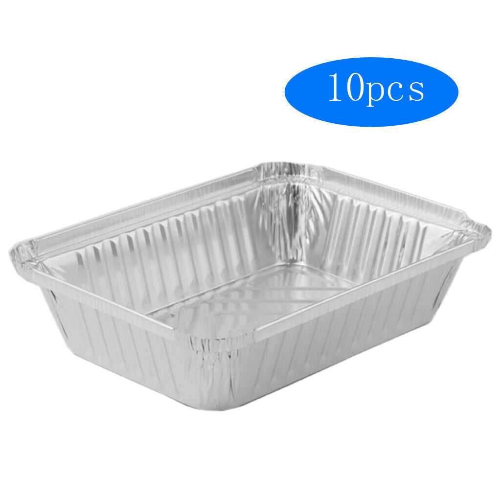 20Pcs 2200ml Aluminum Foil Grill Drip Pans for BBQ Weber Grills Cooking