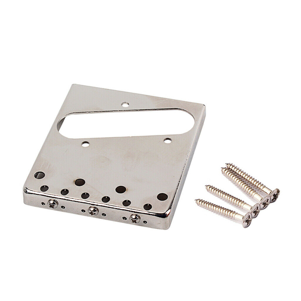 Adjustable Fixed 3 Guitar Saddles Bridge Electric Guitar Replacement Parts