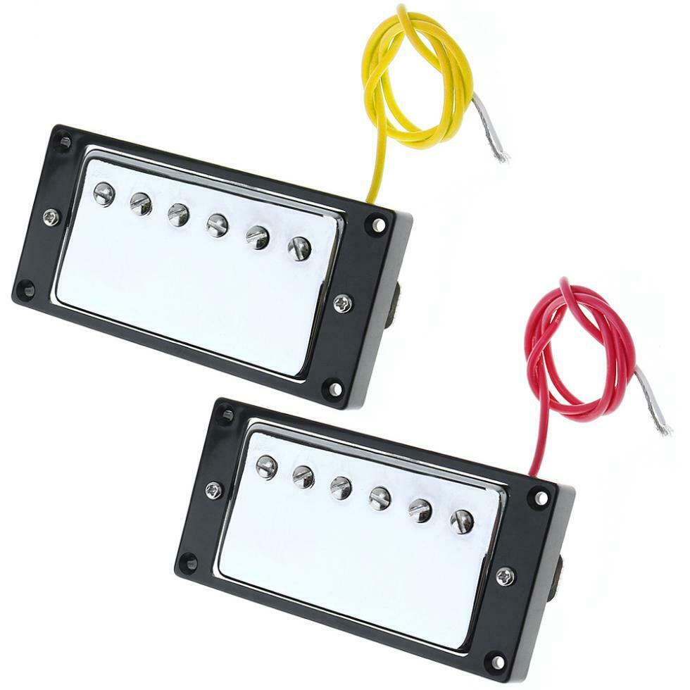 2X Guitar Sound Pickup Microphone Amplifier Speaker Dual Pickups w/ Double Coil