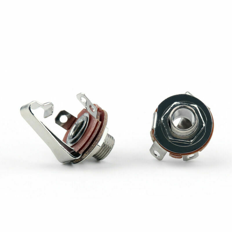 50 Pc 6.35mm 1/4" Mono Chassis Socket Jack Connector