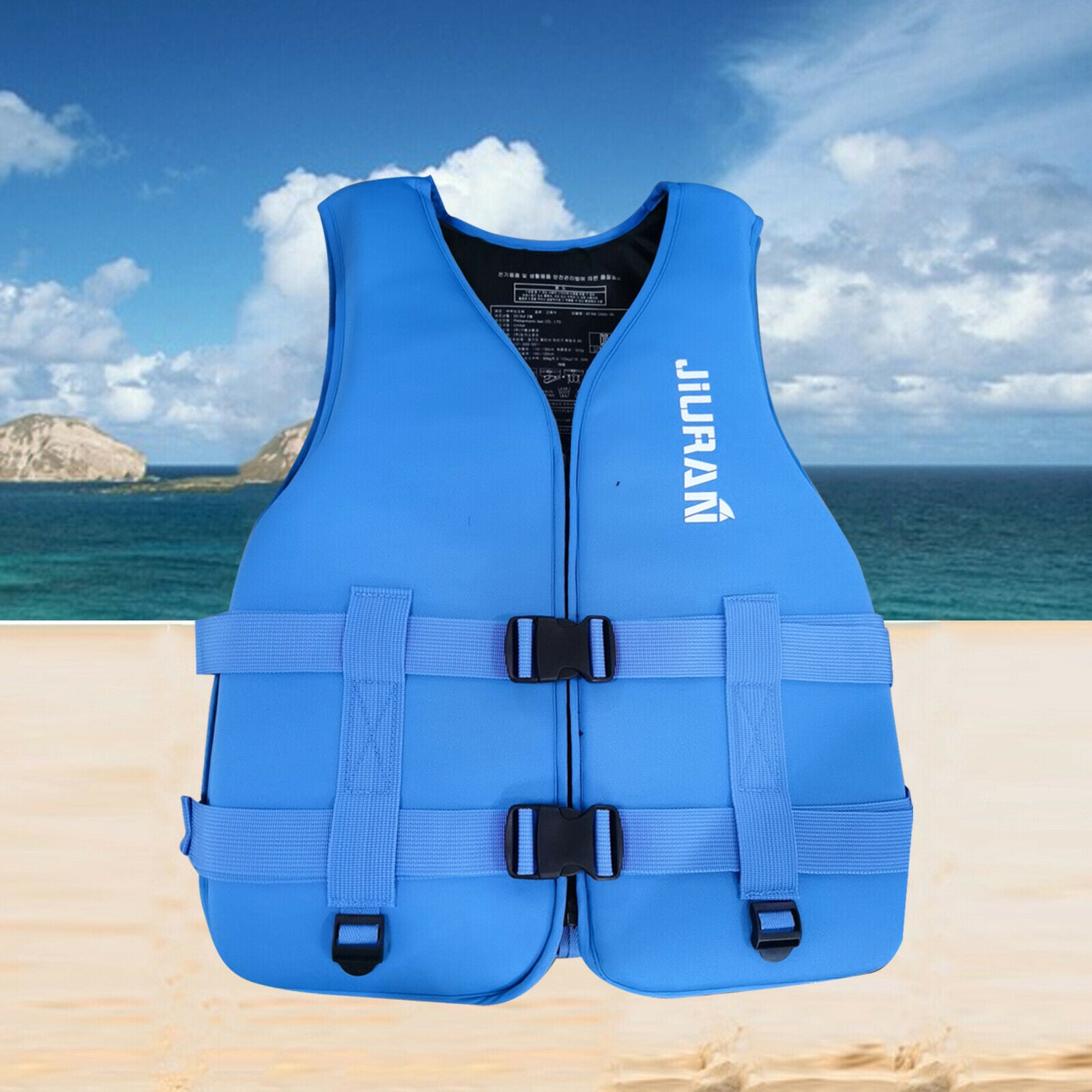 2x Sailing Life Jacket Premium Life Vest W/ Crotch Straps Emergency Clothes