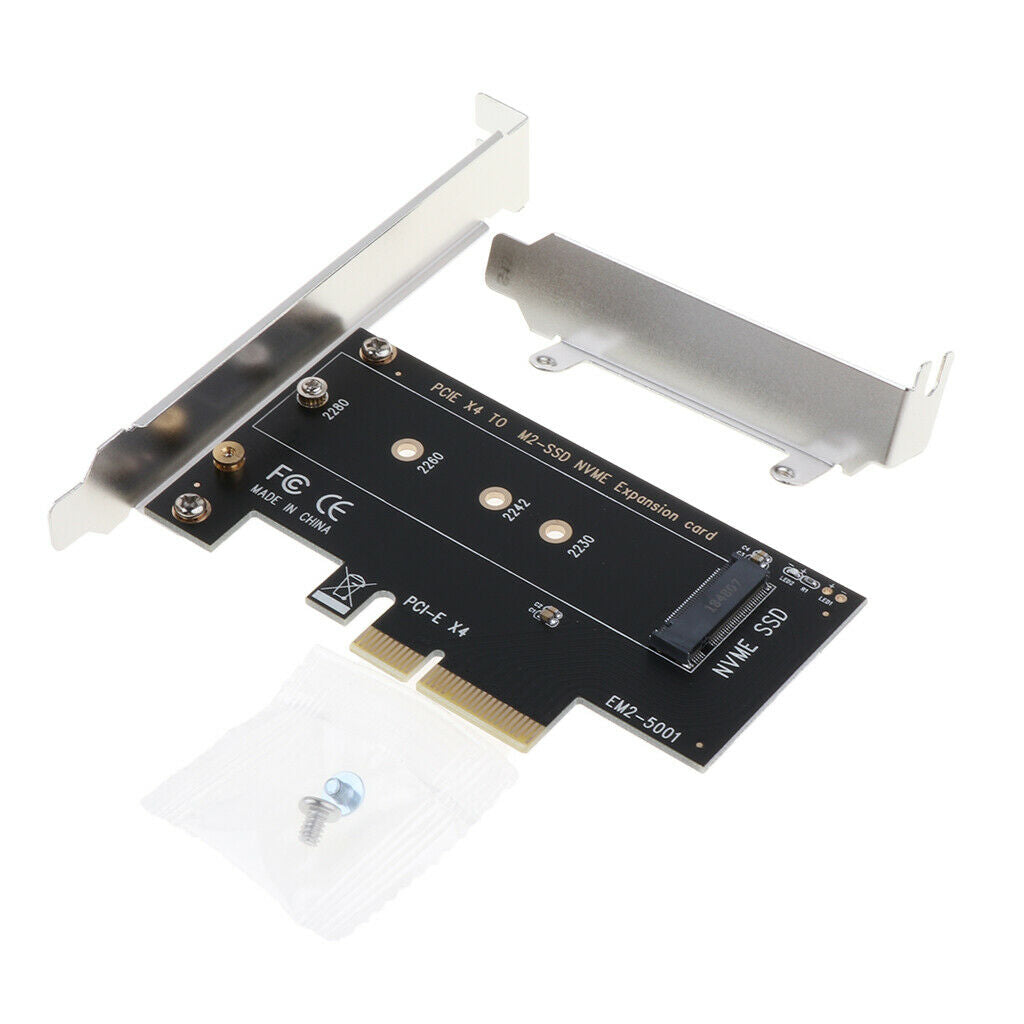 M.2 NVME to PCI-E3.0 X4 SSD Adapter Converter M-Key Extention Card