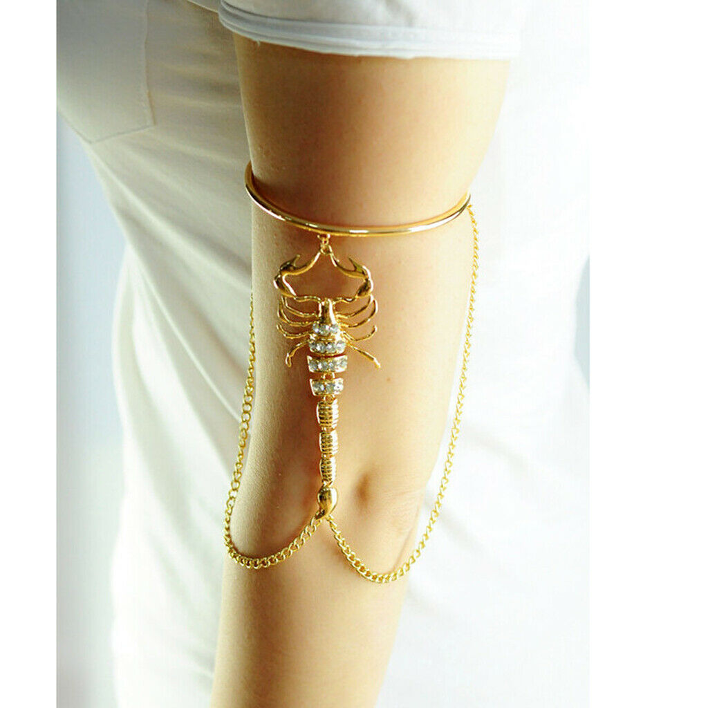 Scorpion Arm Tassels Chain Upper Cuff Armband Armlet Bracelets Band Jewelrys