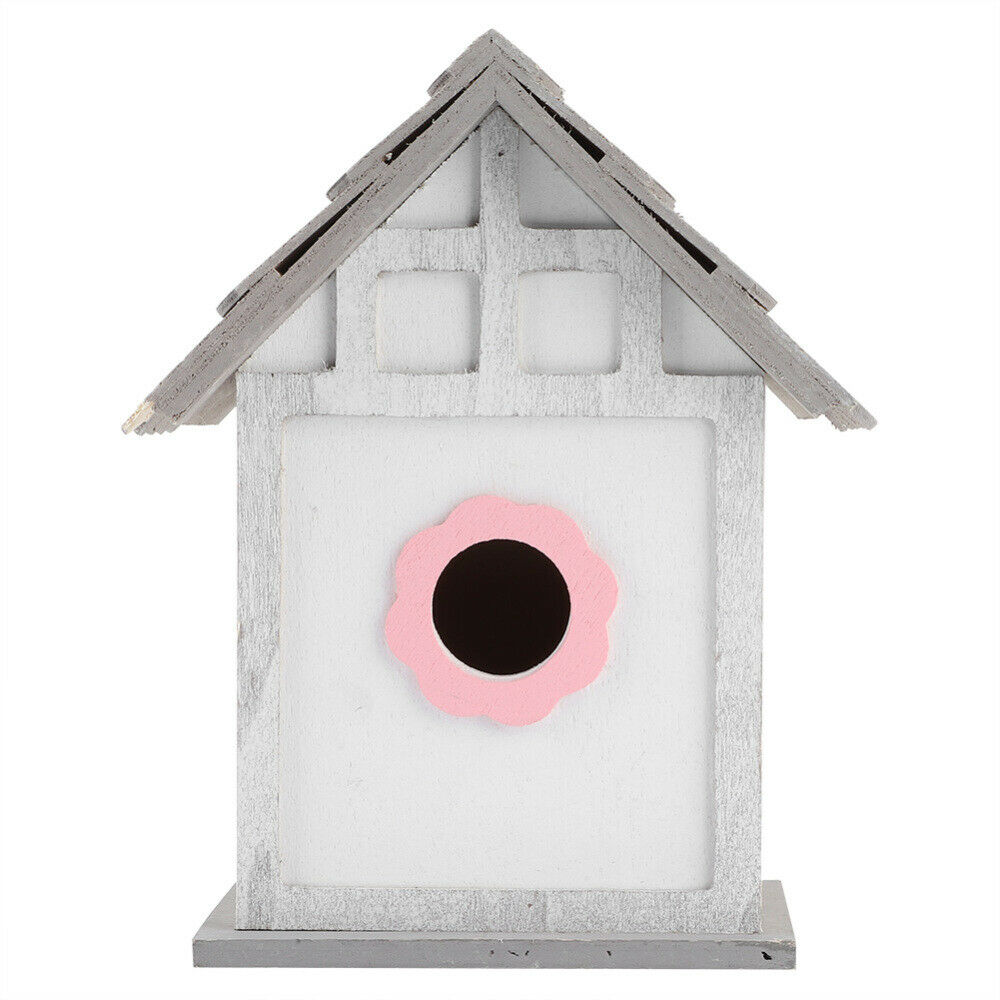 Wood Bird House DIY Breeding Parrot Bird Nesting Box Outdoor Garden Decoration