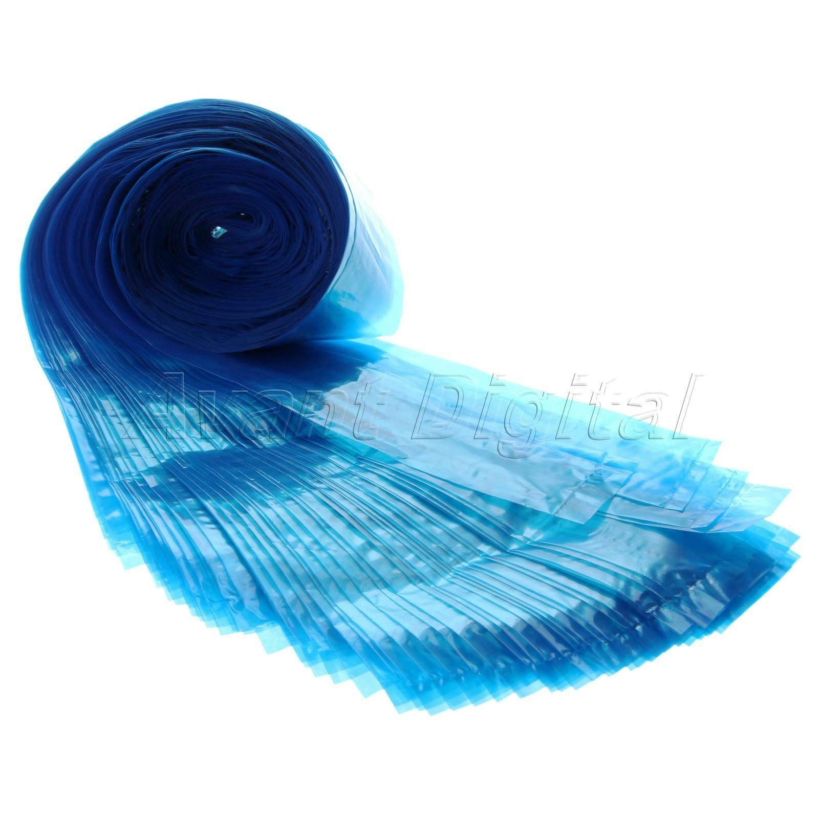 125X Disposable Tattoo Clip Cord Sleeves bags Blue for Tattoo Machine Keep Tidy