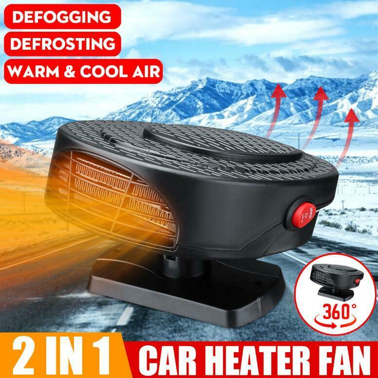 500W 12V Portable Auto Car Heater Heating Dryer Fan Defroster Demister Warm