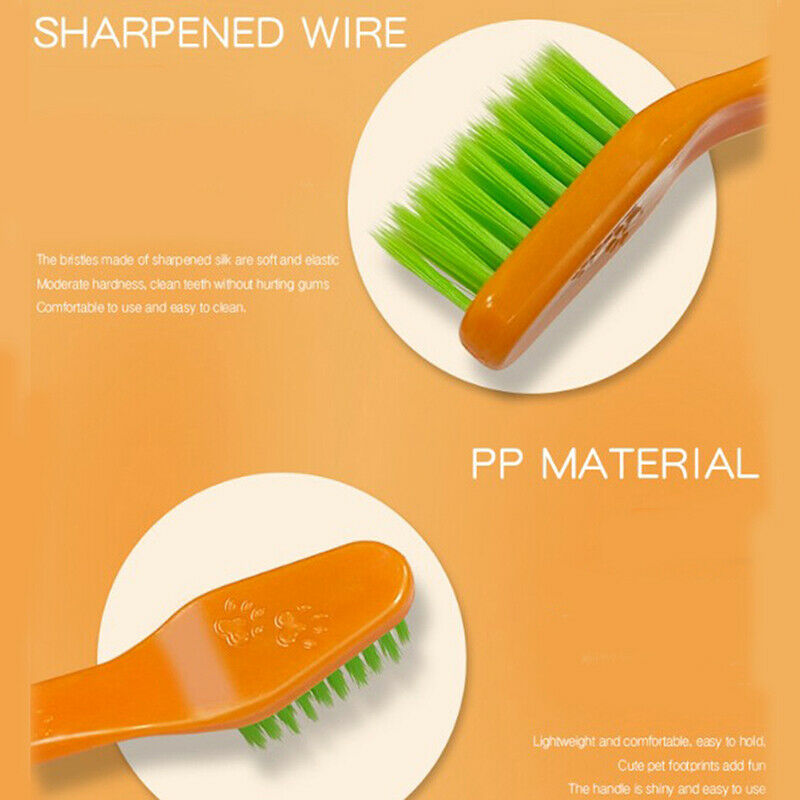7Pcs/Set Finger Toothbrush Pet Dog Cat Dental Cleaning Brush Teeth Care H.l8