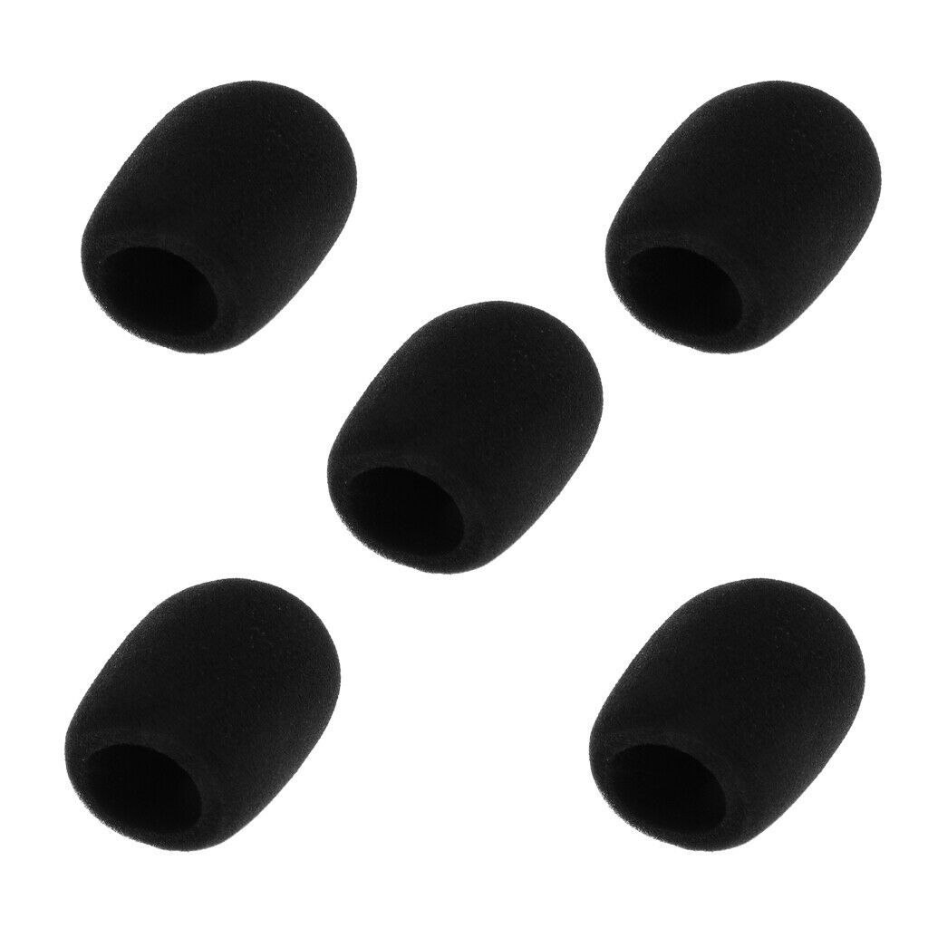 Microphone Slip Anti-Rolling Protection Ring Mic Ring + Black Mic Cover