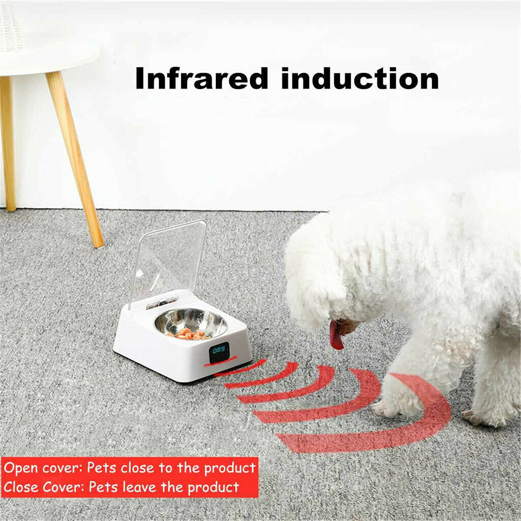 Anti-mouse Moisture-proof Dog Cat Automatic Infrared Sensor Food Dispenser Pet