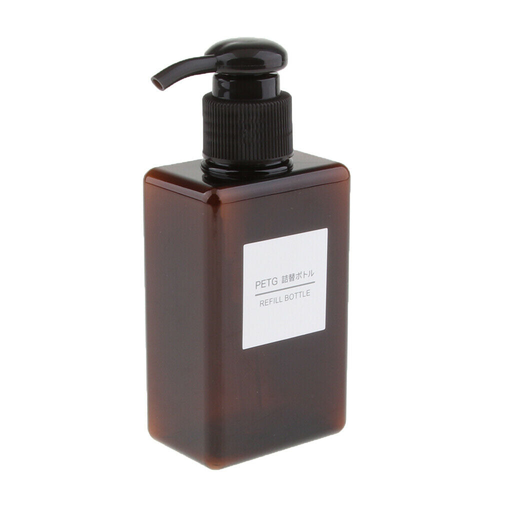 2pcs 150ml Foaming Soap Dispenser Cosmetic Containers Bottles Brown/White