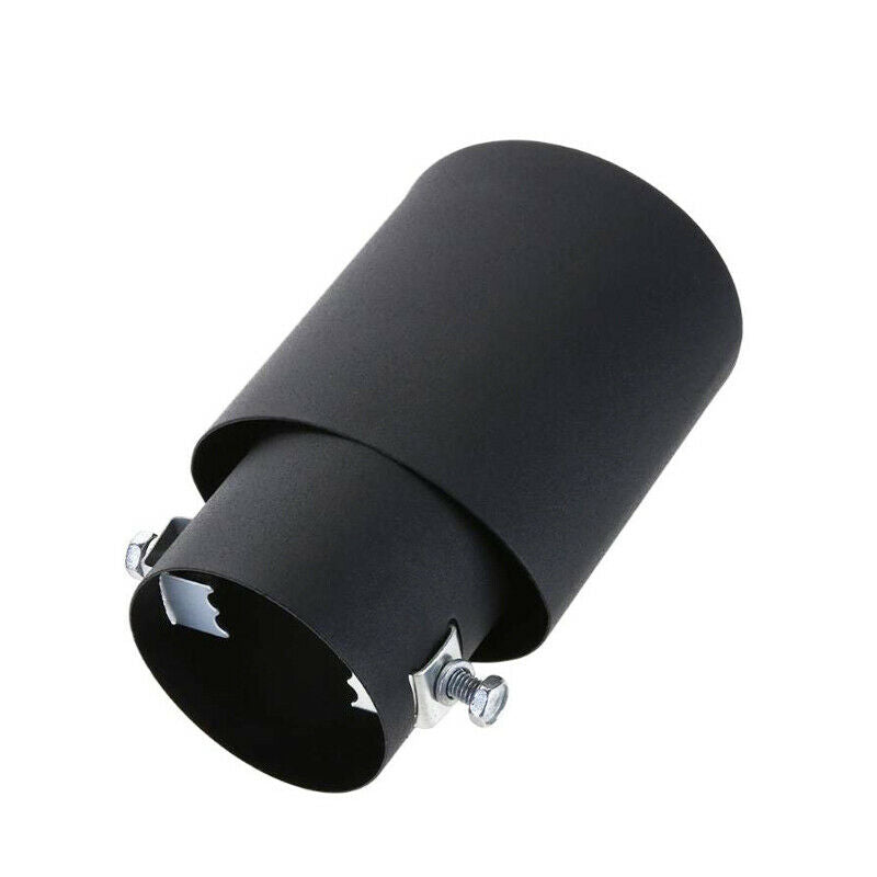 Durable 63mm Stailess Steel Car Exhaust Pipe Inlet Tips Muffler Pipe Tail Throat